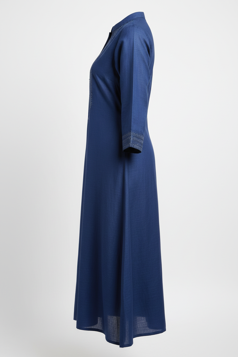 Blue Kurtha - Side View