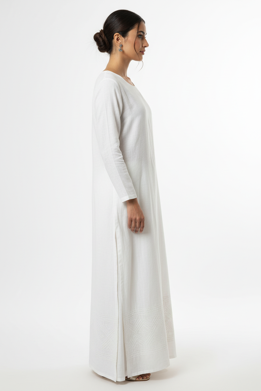 White Kurtha - Side View